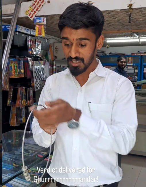 A shopkeeper with the ring